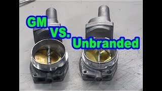 GM Vs Unbranded Drive by Wire Throttle Body [upl. by Leehar145]