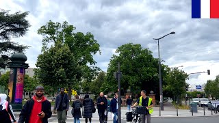 🇫🇷☁️【HDR 4K】Paris Walk  Porte d’Italie to Porte de Vanves via Cité Universitaire June 2024 [upl. by Shoshanna]