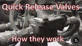 Quick Release Valve  How it works Air Braking systems and Commercial vehicles QRV [upl. by Marquis]