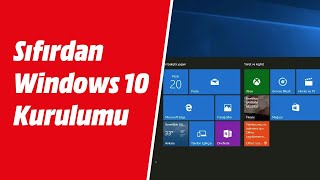 Sıfırdan Windows 10 kurulumu nasıl yapılır Yeni bilgisayara windows 10 kurulumu nasıl yapılır [upl. by Dre585]