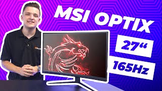 1440p AND 165Hz gaming monitor  MSI Optix G27CQ4 unboxing [upl. by Chilt]