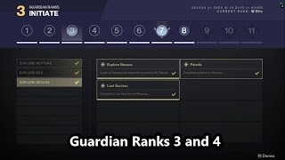 Guardian Rank 3 and 4 Objectives  Lightfall  Destiny 2 [upl. by Clite543]