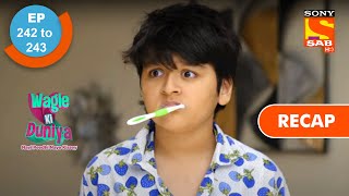 Wagle Ki Duniya  Ep 242 amp Ep 243  RECAP  वागले की दुनिया [upl. by Wardlaw]