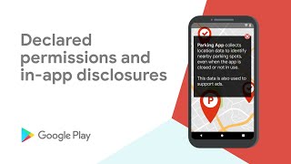 Google Play Policy  Declared permissions and inapp disclosures [upl. by Limaj]