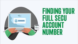 How to Find Your Full SECU Account Number  SECUMD [upl. by Airalednac407]