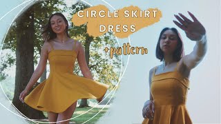 Making the PERFECT Summer Dress PATTERN amp Tutorial  DIY Circle Skirt Dress [upl. by Bromley36]