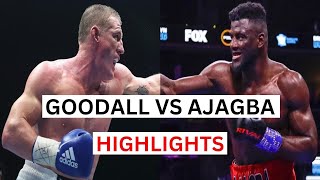 Efe Ajagba vs Joseph Goodall Highlights amp Knockouts [upl. by Earb]