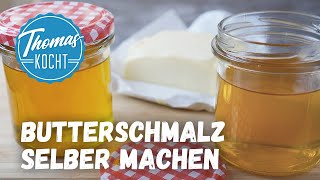 Butterschmalz selber machen  die perfekte Alternative zu Sonnenblumenöl [upl. by Cleavland949]