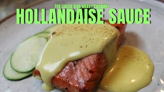 Homemade Hollandaise Sauce  How to Make Hollandaise  Sauce for Eggs Benedict  Brunch Sauce [upl. by Judson]