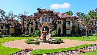 Palatial Texas Mansion Comes With Three Pools and Its Own Golf Course [upl. by Amiaj]