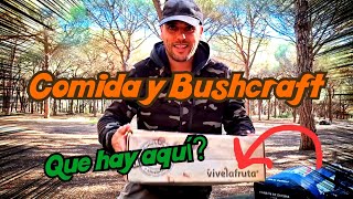 Cocina BUSHCRAFT con cuchillos de SUPERVIVENCIA [upl. by Aridaj]