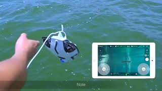 Operating the Drone Underwater  PowerRay Tutorial [upl. by Thagard]