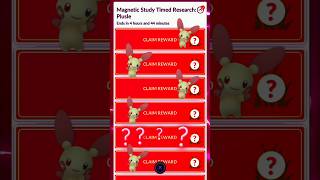 Magnetic Study Timed Research Plusle in pokemon go pokemon soparstart shorts [upl. by Bud]