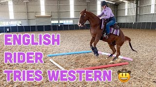 Western VS English rider [upl. by Nuawed]