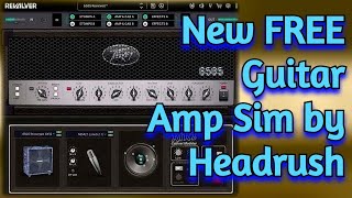 New FREE Guitar Amp Simulator by HeadRush  ReValver 5 VST Plugin  Review amp Demo [upl. by Karisa]