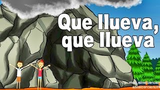 Que llueva que llueva la vieja esta en la cueva  Canciones Infantiles  Rondas Videos para Niños [upl. by Wernher387]