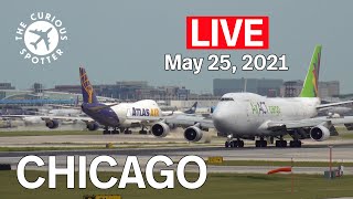 🔴 LIVE from CHICAGO OHare ATC included May 25th 2021 [upl. by Acnaib]