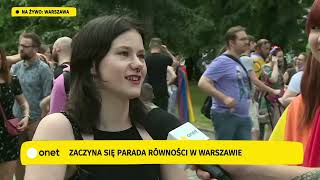 Parada Równości w Warszawie [upl. by Aisyle]