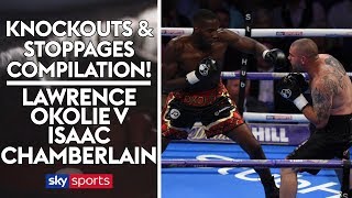 Knockouts compilation  Lawrence Okolie vs Isaac Chamberlain 👊 [upl. by Erlina502]