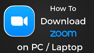 How To Download Zoom App on PC  Laptop [upl. by Ribaj]