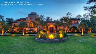 The Woodlands Texas Mediterranean Mansion For Sale  Golf Property [upl. by Emyle590]