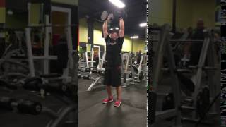 Dumbbell Overhead Press [upl. by Pickford853]