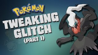 POKEMON GLITCHES The Tweaking Glitch Part 1  Darkrai and Shaymin [upl. by Marice]