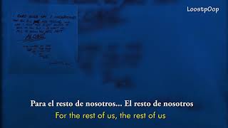 XXXTENTACION  HOPE SUB españolIngles Lyrics ESPINGLES [upl. by Kilian]