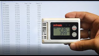 DataloggerRegistrador de temperatura e umidade da Rotronic  HL1D BL1D  TL1D [upl. by Alfi]