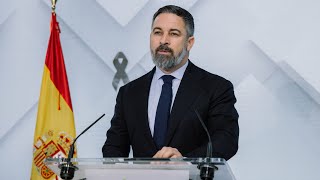 🔴 ÚLTIMAHORA Santiago Abascal anuncia QUERELLA contra Sánchez y otros miembros del Gobierno [upl. by Merci]