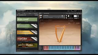 Free pluginsIrish HarpVST音色库软音源编曲混音 [upl. by Nwahsuq620]