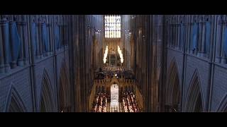 Dear Lord and Father of mankind Hymn  Westminster Abbey with lyrics [upl. by Erdnaed]