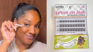 Easy UnderLash Extensions 🤨 NO GLUE NEEDED  Winks by Aedell [upl. by Marsha744]