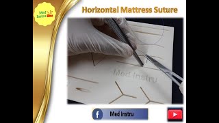 Horizontal Mattress Suture [upl. by Zzaj]