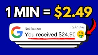 Get Paid 249 Every Min 🤑 Watching Google Ads [upl. by Alamat]