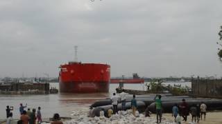 Biggest Ship Launching by Western Marine Shipyard Ltd [upl. by Yelyr771]