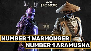 NUMBER 1 RANKED ARAMUSHA VS NUMBER 1 RANKED WARMONGER [upl. by Enirehtak493]