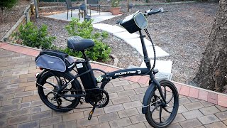 Kogan Fortis Foldable Electric Bike Review [upl. by Lanam]