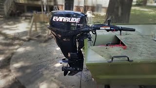 2010 25 hp Evinrude Etec Outboard [upl. by Feldman]