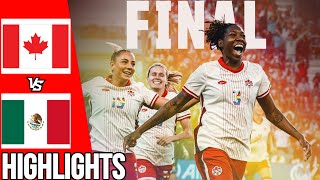 Canada vs Mexico  All Goals amp Highlights  Womens Friendly  040624 [upl. by Einot]