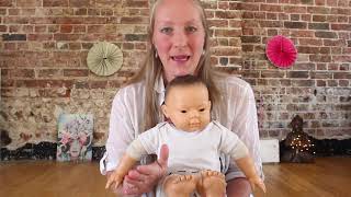 Baby Reflexology Constipation Pressure Points Relief [upl. by Maffei]