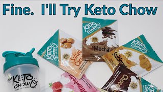 Keto Chow  I Finally Gave In and Tried It  11 Flavors Reviewed [upl. by Notsej375]