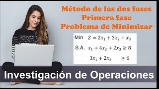 TIP IO  19 Método de las dos fases Primera fase Minimizar [upl. by Elodea]