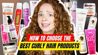 HOW TO CHOOSE THE BEST CURLY HAIR PRODUCTS  Beginners guide to curly hair products [upl. by Ayrotal]