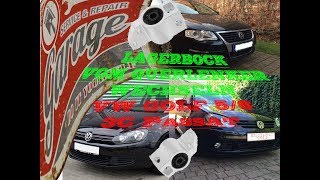 VW Lagerbock vom Querlenker wechseln Golf 56 3C Passat TUTORIAL [upl. by Sitnerp]