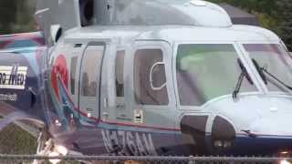 Sikorsky S76 Spectrum Health Aero Med Med Flight Helicopter [upl. by Chobot]