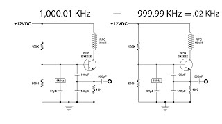 Two 1MHz Crystal Oscillator Experiment [upl. by Enniotna348]