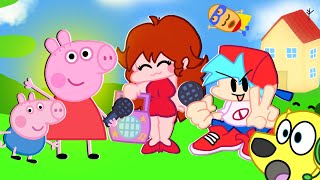 PEPPA PIG vs FNF Friday Night Funkin vs Peppa Muddy Puddles Funkin FNF Mods 162 [upl. by Dougie216]