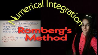 Numerical Integration Romberg method [upl. by Dyrrej]