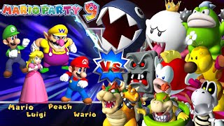 Mario Party 9 The Movie  Full Game Walkthrough [upl. by Hcelemile515]